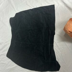 ROXY Black Ribbed Knit Mini Skirt